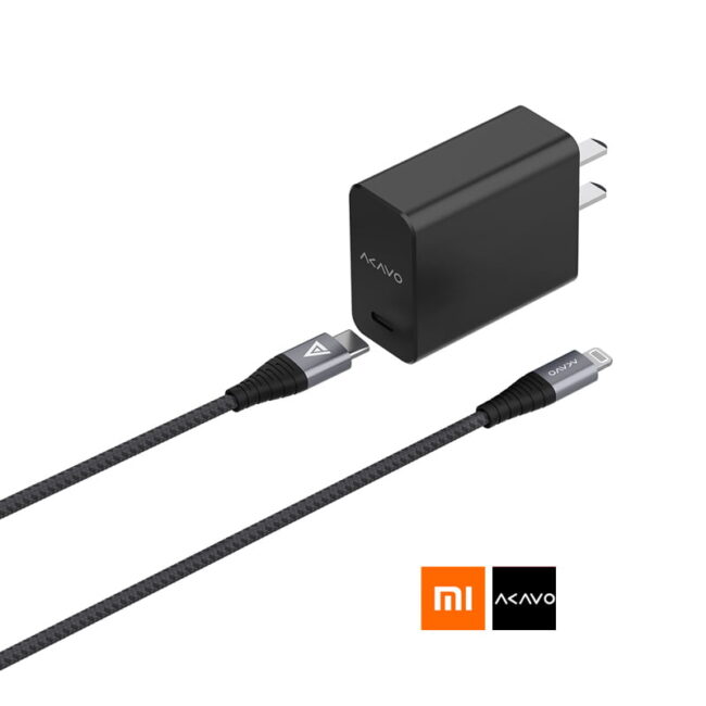 Xiaomi AKAVO USB-C to Lightning Data Cable + 24W PD charger