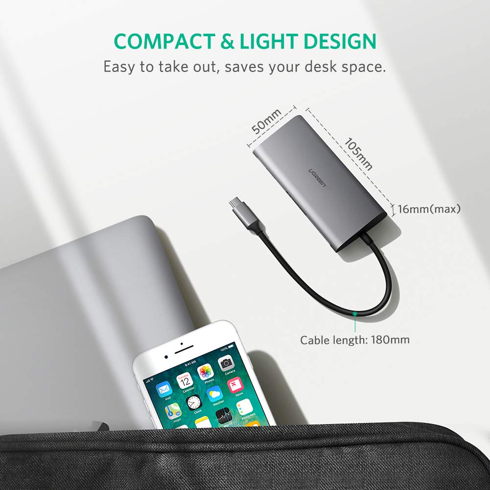 COMPACT & LIGHT DESIGN Easy to take out, saves your desk space.