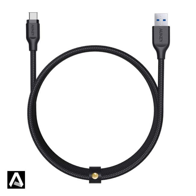 Aukey CB-AC2 Braided Nylon USB 3.1 A to C Cable (6.6ft)
