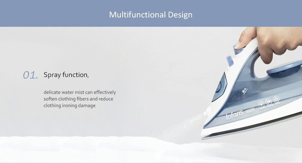Xiaomi Lofans 1600W Steam Iron YD-013G - Smart Brands Pakistan