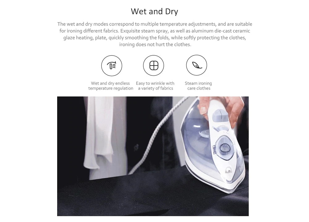Xiaomi Lofans 1600W Steam Iron YD-013G - Smart Brands Pakistan