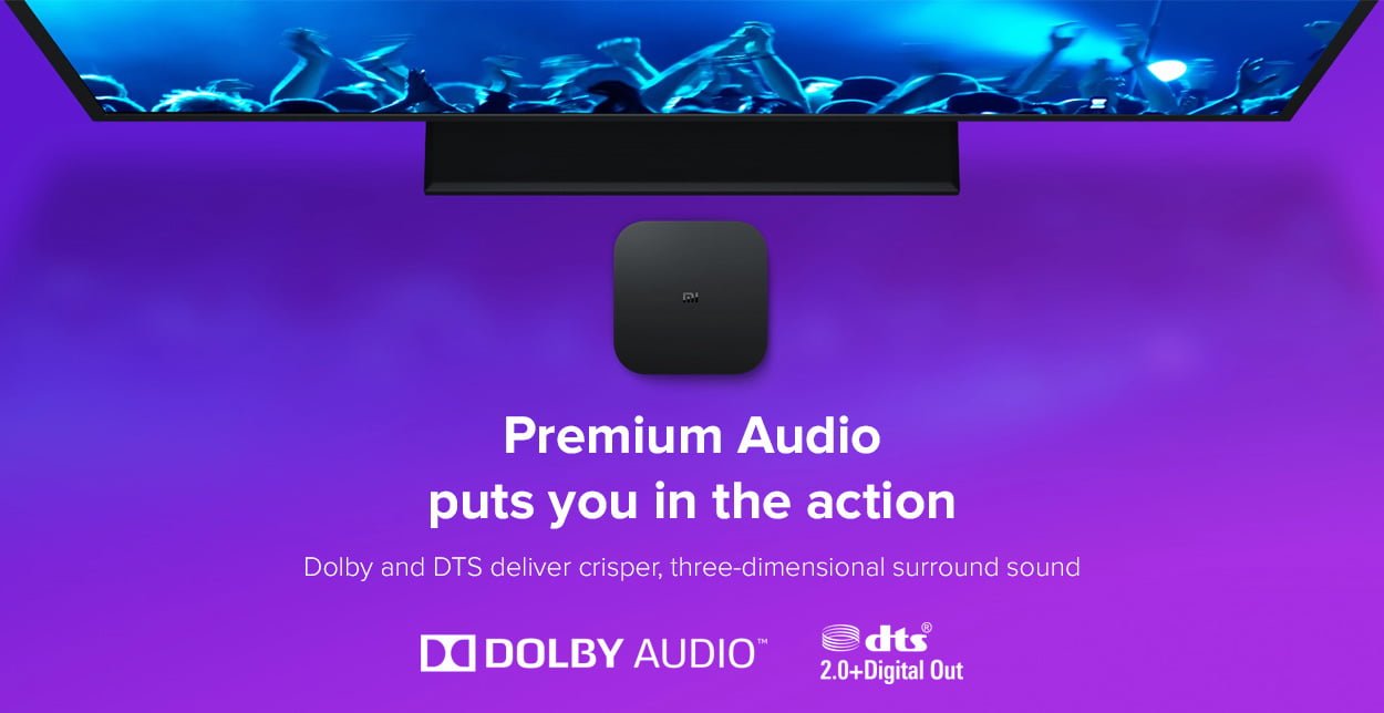 Premium Audio puts you in the action Dolby and DTS deliver crisper, three-dimensional surround sound