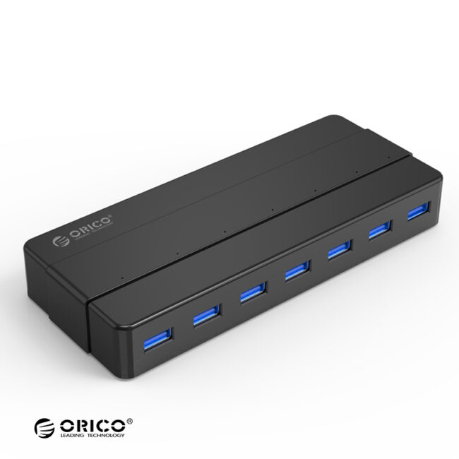 ORICO 7 Port USB3.0 Desktop HUB with 12V3A Power Adapter (H7928-U3-V1)