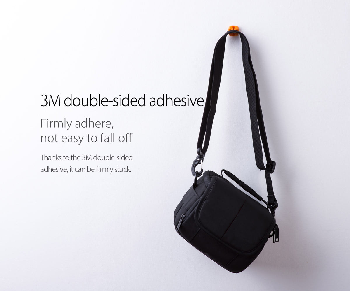 3M double-sided adhesive Firmly adhere, not easy to fall off Thanks to the 3M double-sided adhesive, it can be firmly stuck.