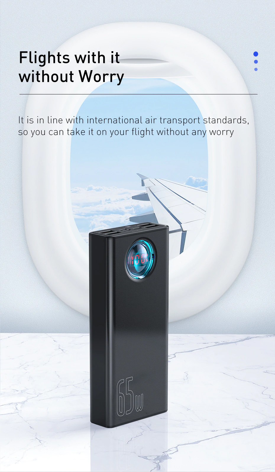 Flights with it without Worry It is in line with international air transport standards, so you can take it on your flight without any worry