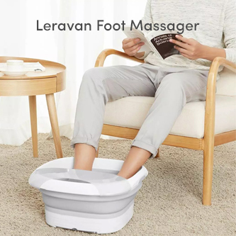 Xiaomi Leravan Folding Massage Foot Bath – Grey