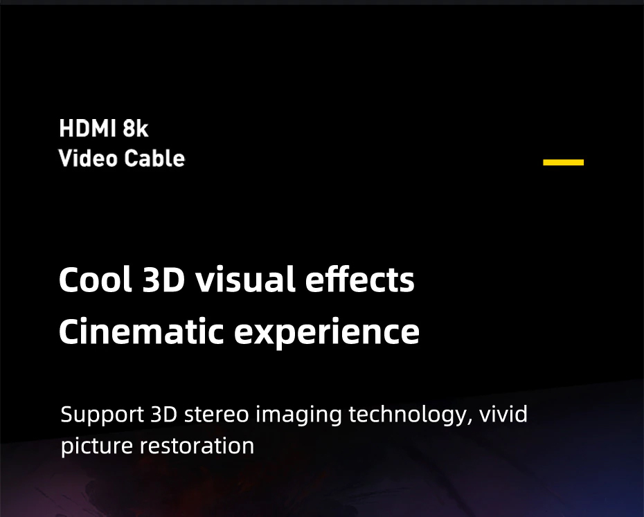 Support 3D stereo imaging technology, vivid picture restoration