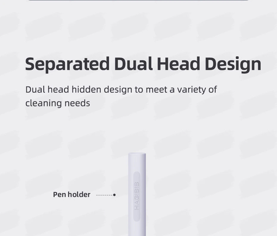 Separated Dual Head Design Dual head hidden design to meet a variety of cleaning needs