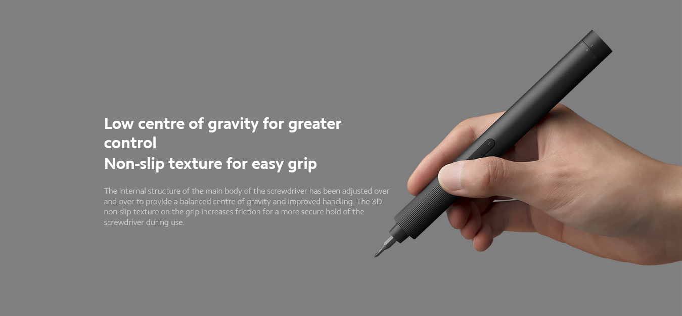 Low centre of gravity for greater controlNon-slip texture for easy grip