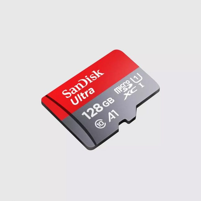SanDisk 128 GB Ultra microSD Card QUNC (Up to 120MBPs)