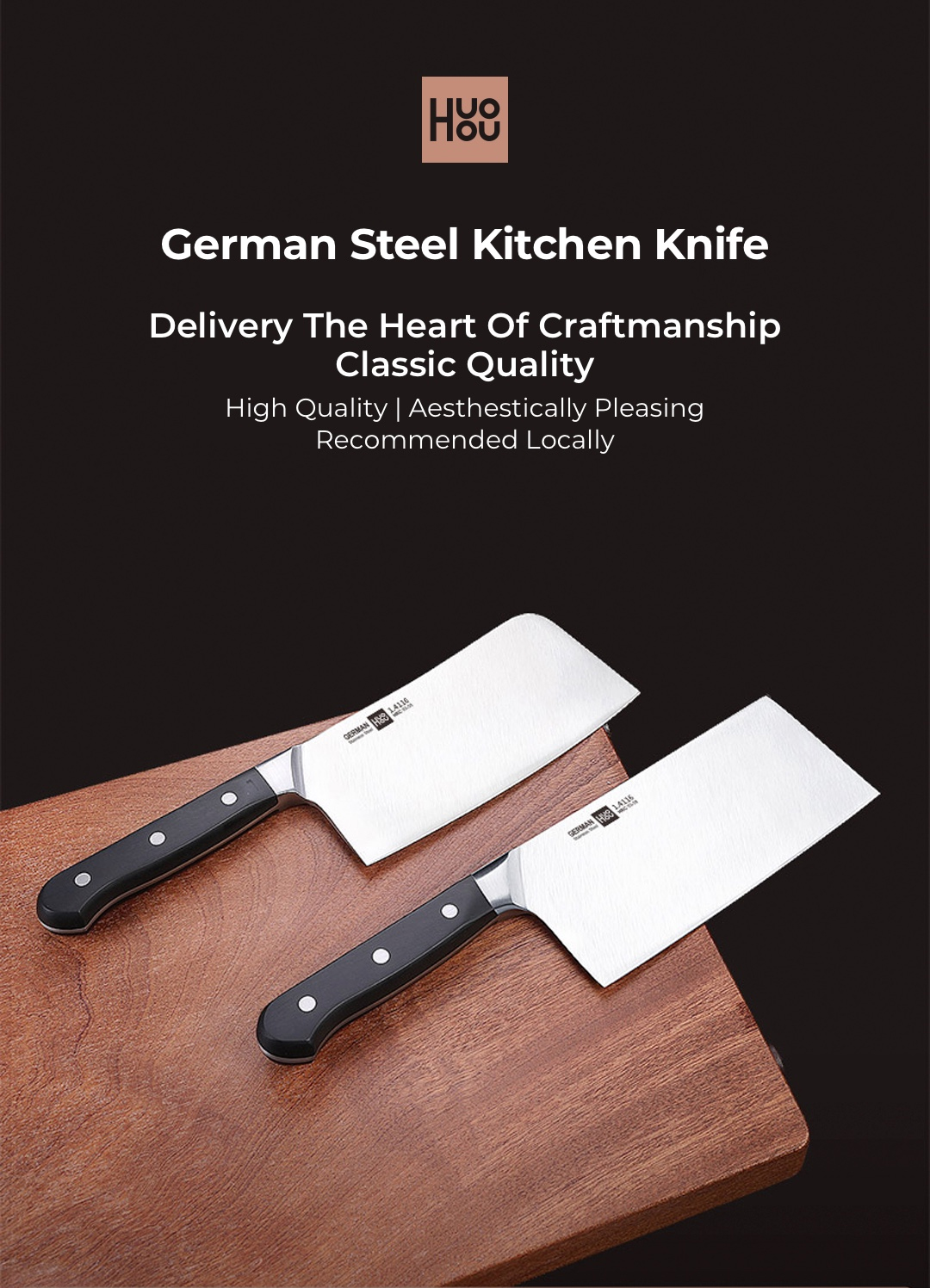 German Steel Kitchen Knife Delivery The Heart Of Craftmanship Classic Quality High Quality I Aesthestically Pleasing Recommended Locally
