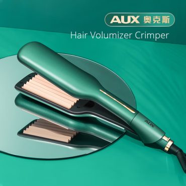 Aux Professional Texturizing Hair Crimper Iron With Precision Heat